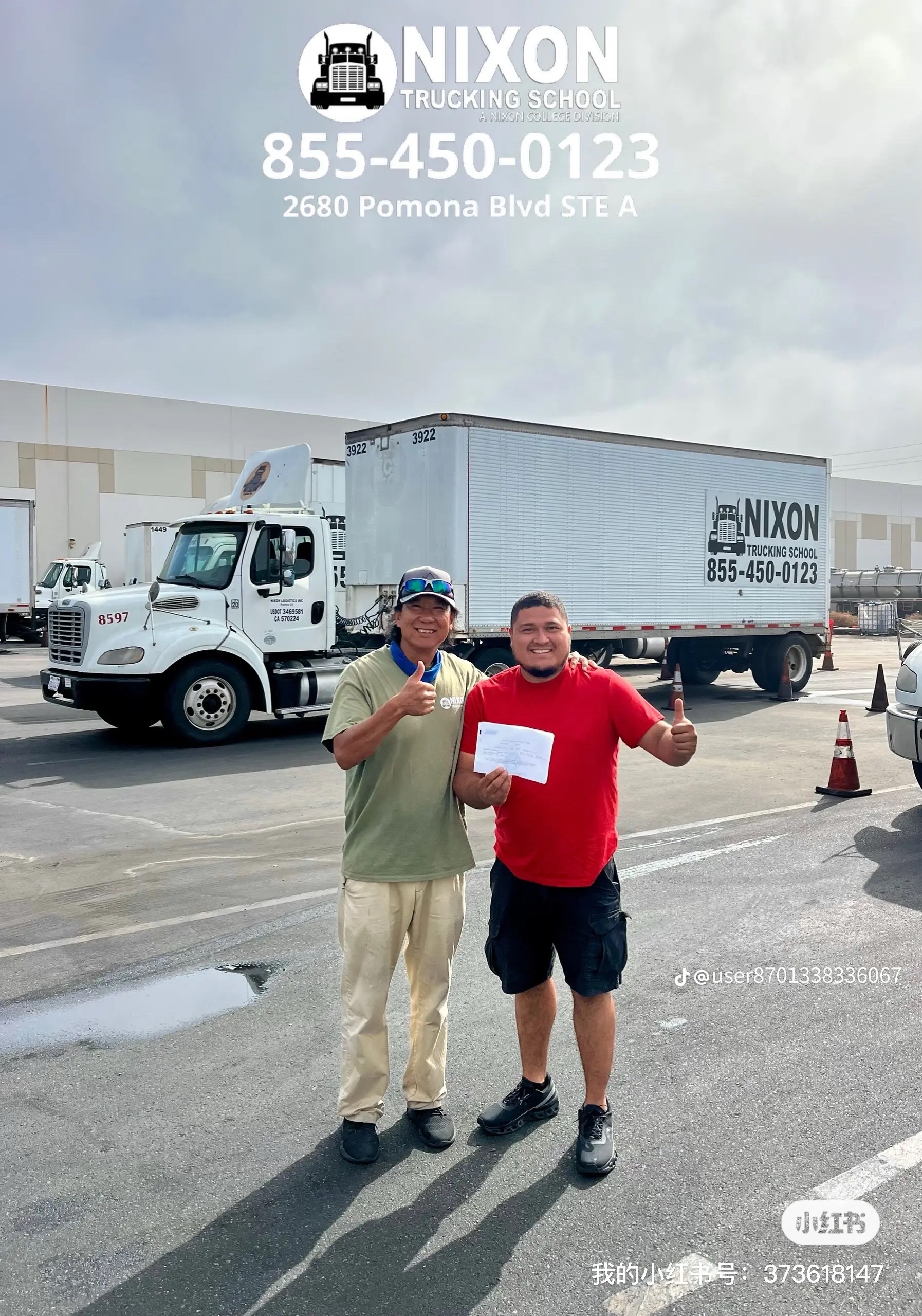 CDL Graduate - Nixon Trucking School graduate